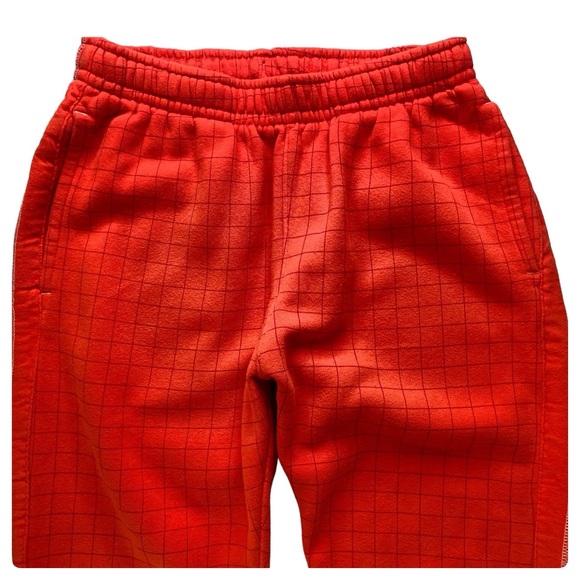 Nike Sportswear Story Of The Swoosh Tapered Joggers Orange & Black Men's Small - Picture 2 of 16